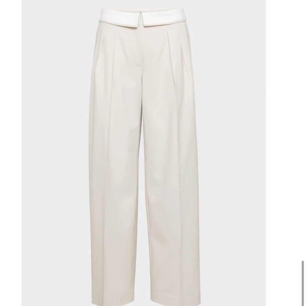 Elegant Cream Women's Pants